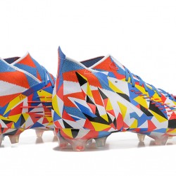 Kopačky Adidas Predator Edge Geometric.1 FG Mid-top Modrý Bílý Žlutý