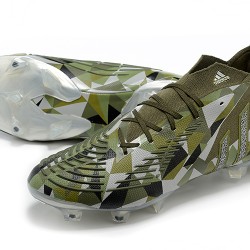 Kopačky Adidas Predator Edge Geometric.1 FG Mid-top Šedá Olive