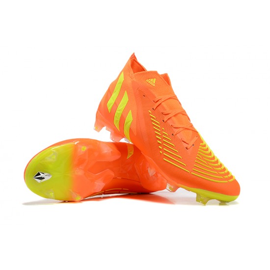 Kopačky Adidas Predator Edge Geometric.1 FG Mid-top Oranžovýý Žlutý