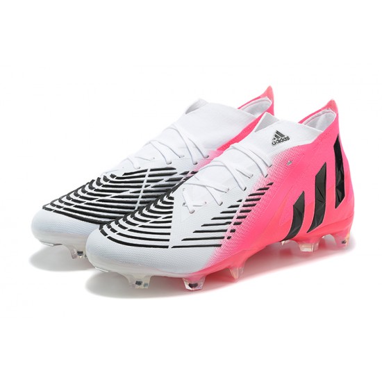 Kopačky Adidas Predator Edge Geometric.1 FG Mid-top Růžový Bílý Černá