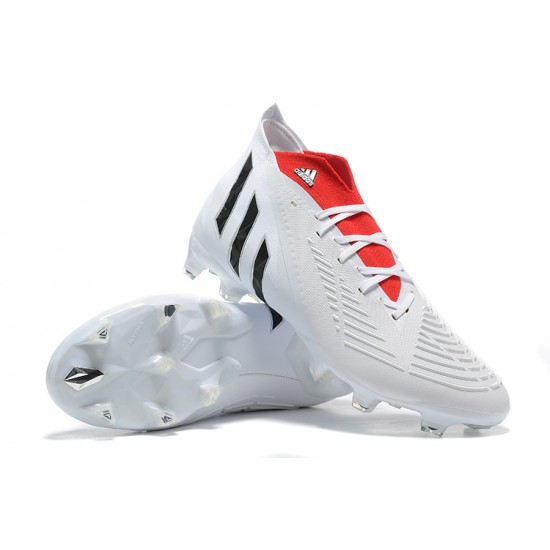 Kopačky Adidas Predator Edge Geometric.1 FG Mid-top Bílý Červené