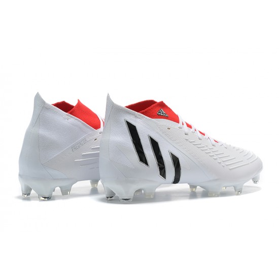 Kopačky Adidas Predator Edge Geometric.1 FG Mid-top Bílý Červené