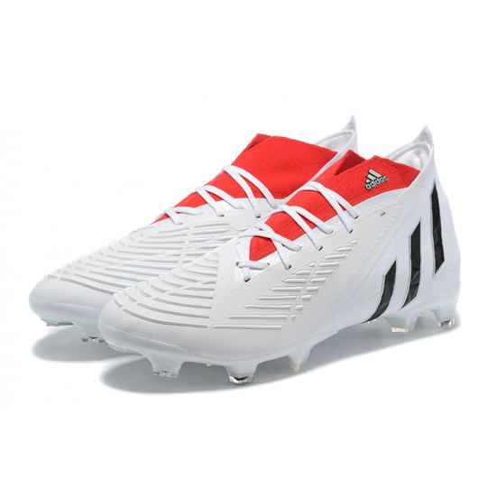 Kopačky Adidas Predator Edge Geometric.1 FG Mid-top Bílý Červené