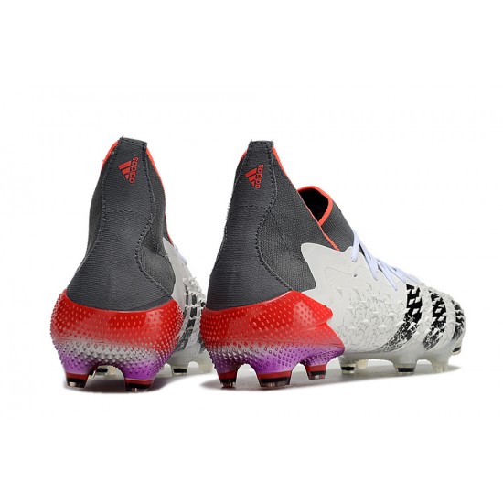 Kopačky Adidas Predator Freak.1 FG Černá Bílý Nachový