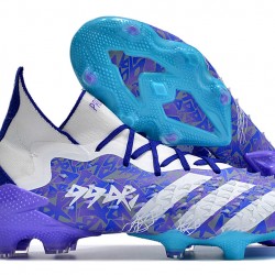 Kopačky Adidas Predator Freak.1 FG Modrý Nachový Bílý