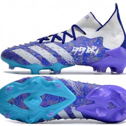 Kopačky Adidas Predator Freak.1 FG Modrý Nachový Bílý