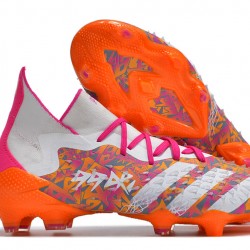 Kopačky Adidas Predator Freak.1 FG Bílý Oranžovýý