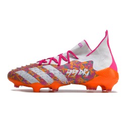 Kopačky Adidas Predator Freak.1 FG Bílý Oranžovýý