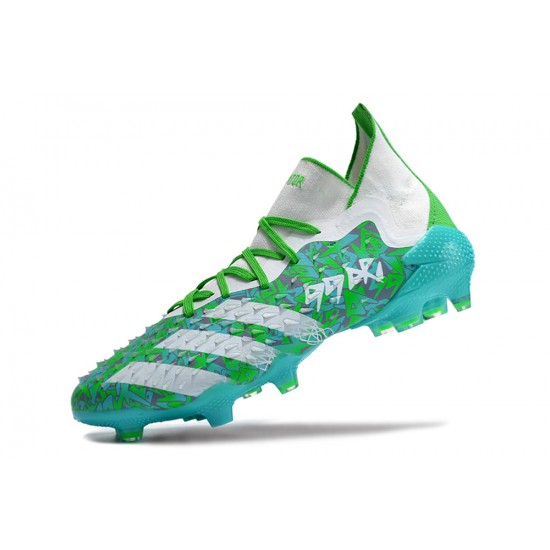 Kopačky Adidas Predator Freak.1 FG Bílý Turqoise