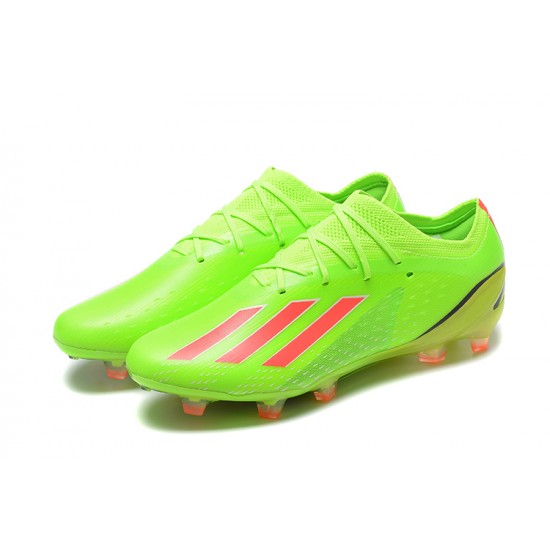 Kopačky Adidas X Speedportal .1 2022 World Cup Boots FG Low-top Zelená Růžový