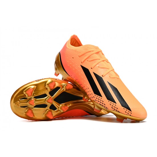 Kopačky Adidas X Speedportal .1 2022 World Cup Boots FG Low-top Oranžovýý Zlato