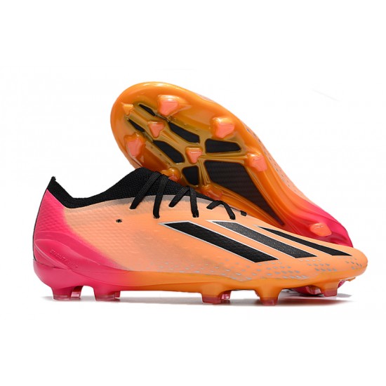 Kopačky Adidas X Speedportal .1 2022 World Cup Boots FG Low-top Růžový Oranžovýý Černá