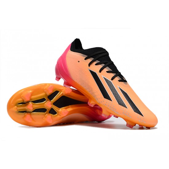 Kopačky Adidas X Speedportal .1 2022 World Cup Boots FG Low-top Růžový Oranžovýý Černá