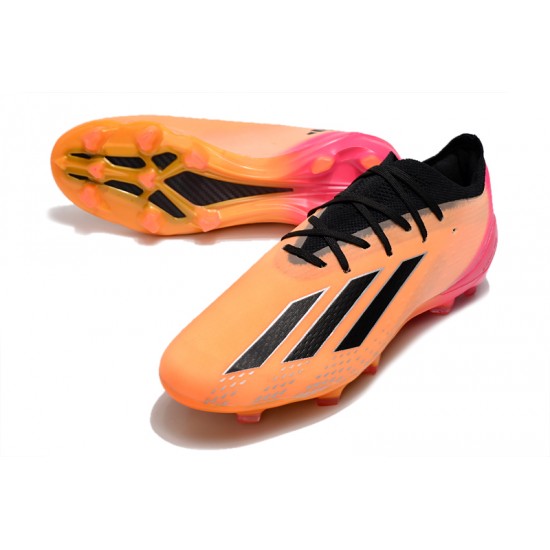 Kopačky Adidas X Speedportal .1 2022 World Cup Boots FG Low-top Růžový Oranžovýý Černá