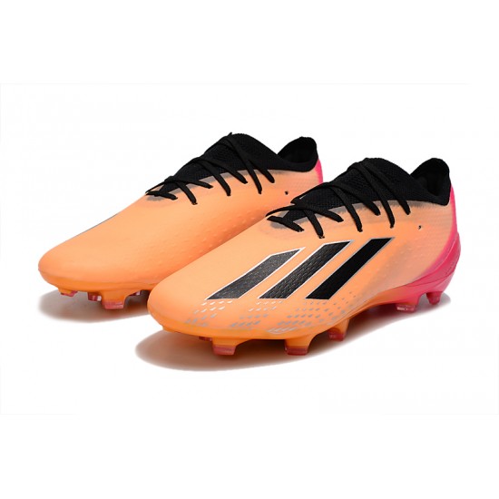 Kopačky Adidas X Speedportal .1 2022 World Cup Boots FG Low-top Růžový Oranžovýý Černá