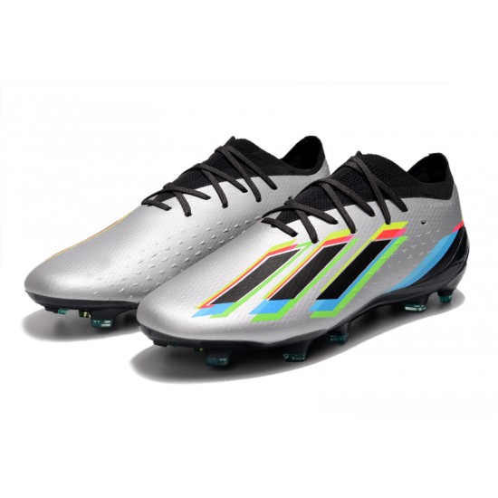 Kopačky Adidas X Speedportal .1 2022 World Cup Boots FG Low-top Sliver Černá