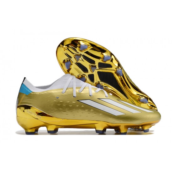 Kopačky Adidas X Speedportal .1 2022 World Cup Boots FG Low-top Bílý Zlato