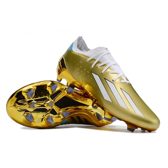 Kopačky Adidas X Speedportal .1 2022 World Cup Boots FG Low-top Bílý Zlato