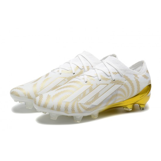 Kopačky Adidas X Speedportal .1 2022 World Cup Boots FG Low-top Bílý Zlato