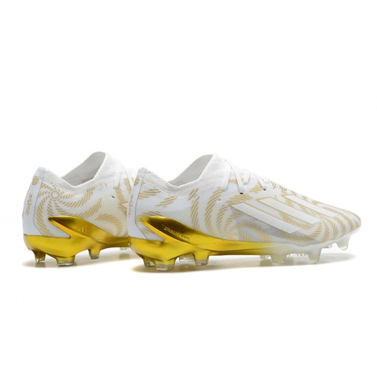 Kopačky Adidas X Speedportal .1 2022 World Cup Boots FG Low-top Bílý Zlato