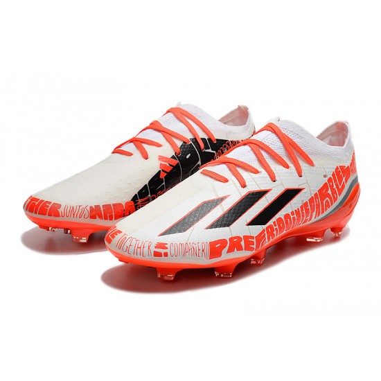 Kopačky Adidas X Speedportal .1 2022 World Cup Boots FG Low-top Bílý Červené