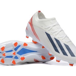 Kopačky Adidas x23 crazyfast 1 FG Bílý Černá Oranžovýý Low-top