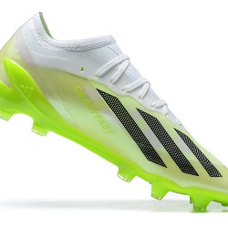 Kopačky Adidas x23 crazyfast 1 FG Bílý Zelená Černá Low-top