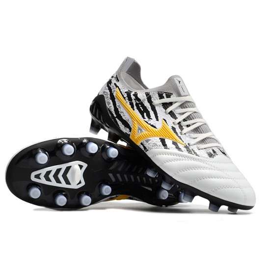 Kopačky Mizuno Morelia Neo Iii Made In Japan AG Low-Top Černá Bílý 