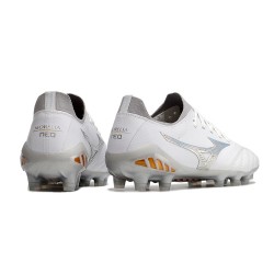 Kopačky Mizuno Morelia Neo Iii Made In Japan AG Low-Top Zlato Bílý 