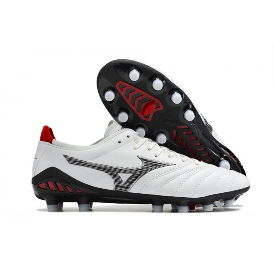 Kopačky Mizuno Morelia Neo Iii Pro AG Low-Top Bílý Černá Červené 