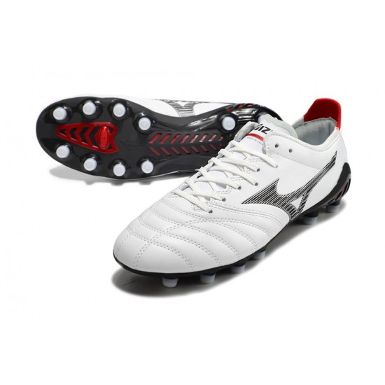 Kopačky Mizuno Morelia Neo Iii Pro AG Low-Top Bílý Černá Červené 