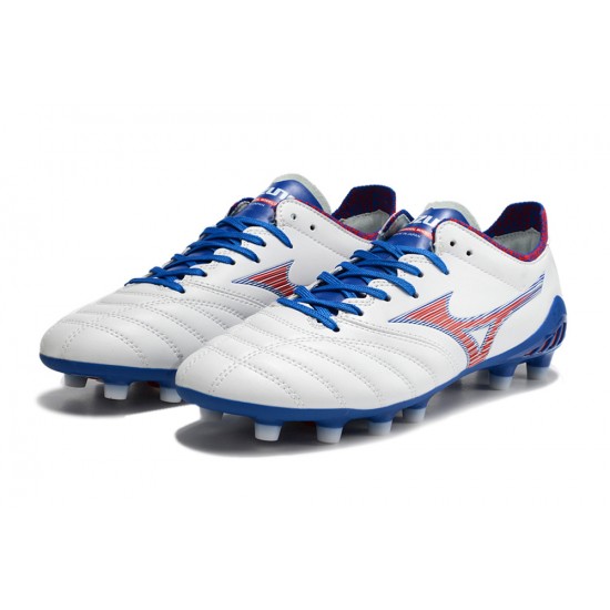 Kopačky Mizuno Morelia Neo Iii Pro AG Low-Top Bílý Dark Modrý 