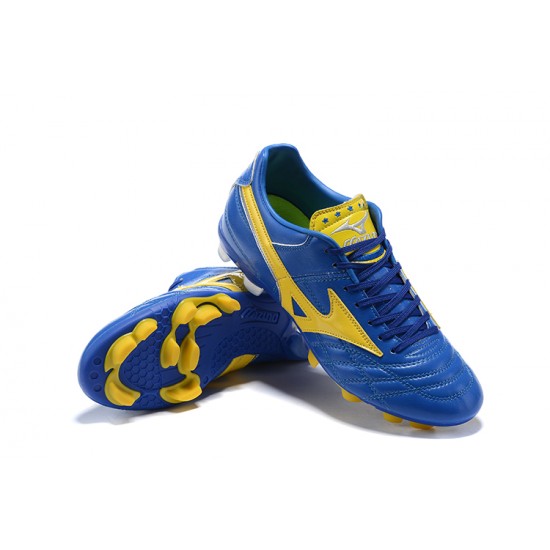 Kopačky Mizuno Wave Cup Legend FG Modrý Žlutý Low-top