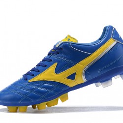 Kopačky Mizuno Wave Cup Legend FG Modrý Žlutý Low-top