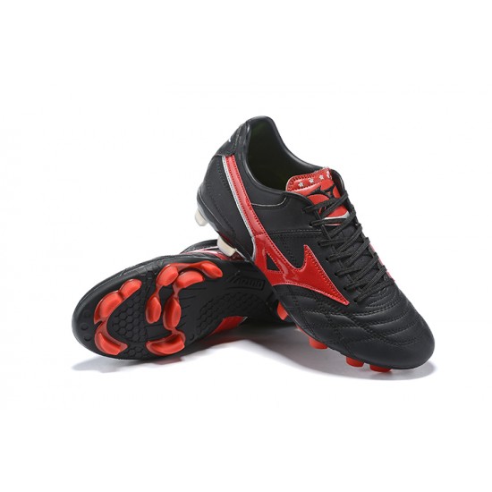 Kopačky Mizuno Wave Cup Legend FG LightČervené Černá Bílý Low-top