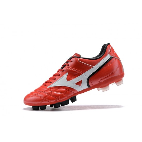 Kopačky Mizuno Wave Cup Legend FG Červené Černá Bílý Low-top