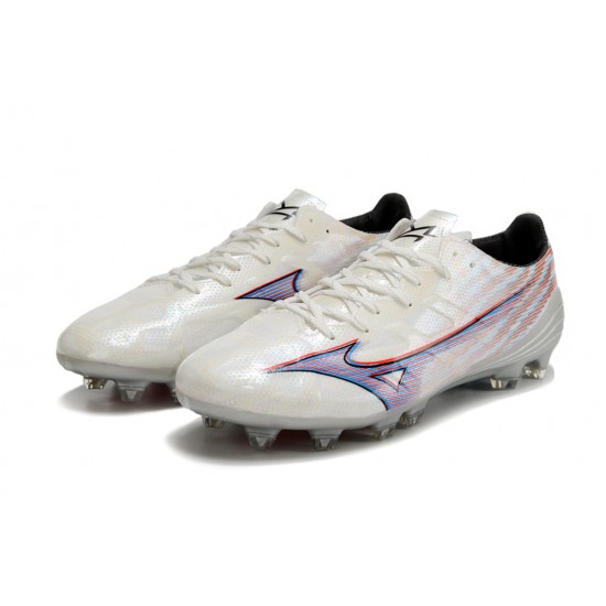 Kopačky Mizuno Alpha Made In Japan Fg Low-Top Bílý Nachový