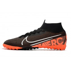 2020 Kopačky Nike Mercurial Superfly 7 Elite MDS TF Flyknit Černá oranžový