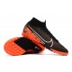 2020 Kopačky Nike Mercurial Superfly 7 Elite MDS TF Flyknit Černá oranžový