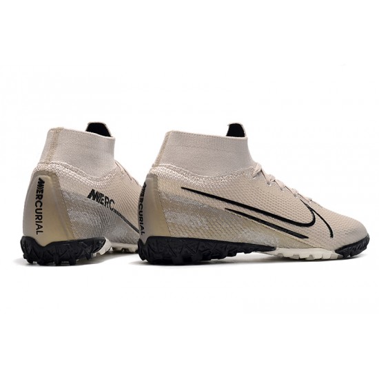 2020 Kopačky Nike Mercurial Superfly 7 Elite MDS TF Flyknit Cream