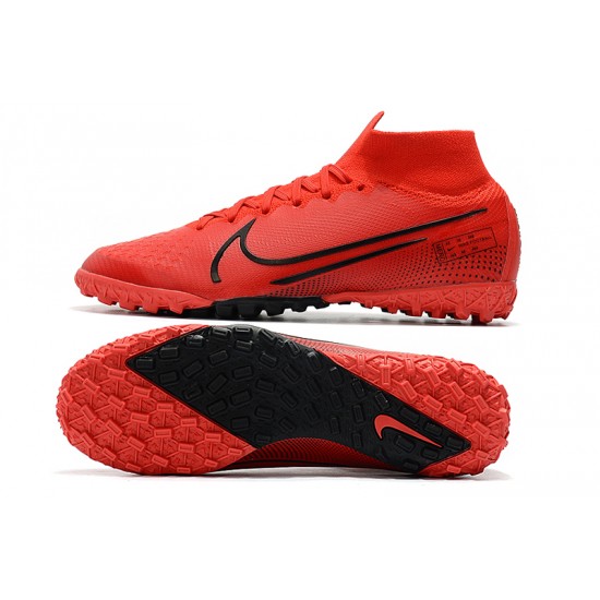 2020 Kopačky Nike Mercurial Superfly 7 Elite MDS TF Flyknit Červené