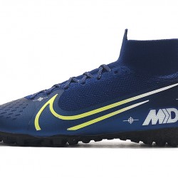 2020 Kopačky Nike Mercurial Superfly 7 Elite MDS TF Flyknit Královská modrá