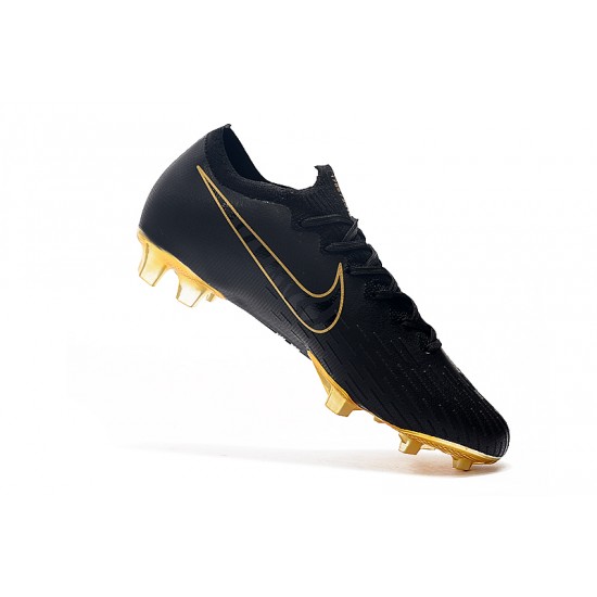 Kopačky Nike Mercurial Vapor Fury VII Elite CR7 SE FG Černá Bílý Zlatý