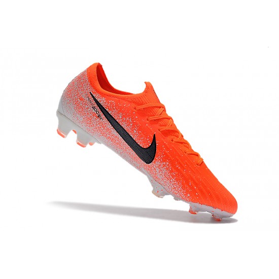 Kopačky Nike Mercurial Vapor Fury VII Elite FG oranžový Bílý