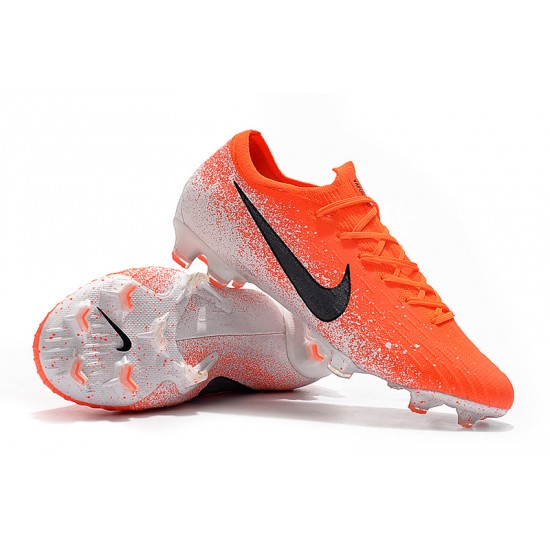 Kopačky Nike Mercurial Vapor Fury VII Elite FG oranžový Bílý