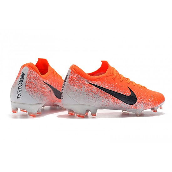 Kopačky Nike Mercurial Vapor Fury VII Elite FG oranžový Bílý