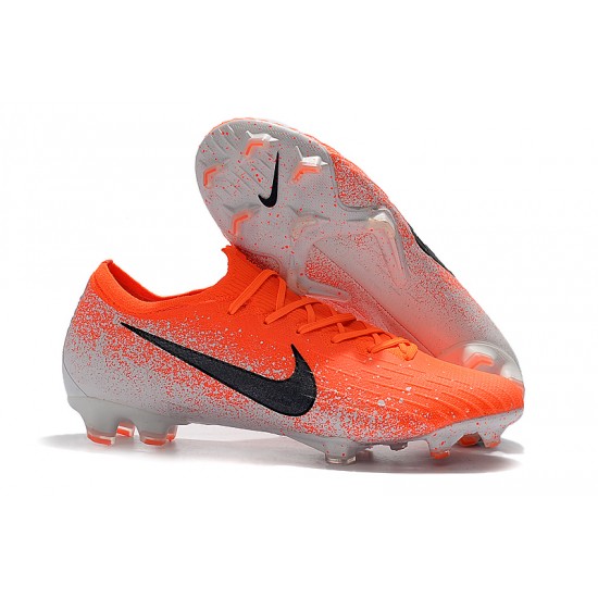 Kopačky Nike Mercurial Vapor Fury VII Elite FG oranžový Bílý