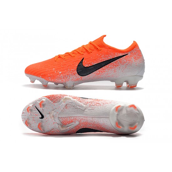 Kopačky Nike Mercurial Vapor Fury VII Elite FG oranžový Bílý