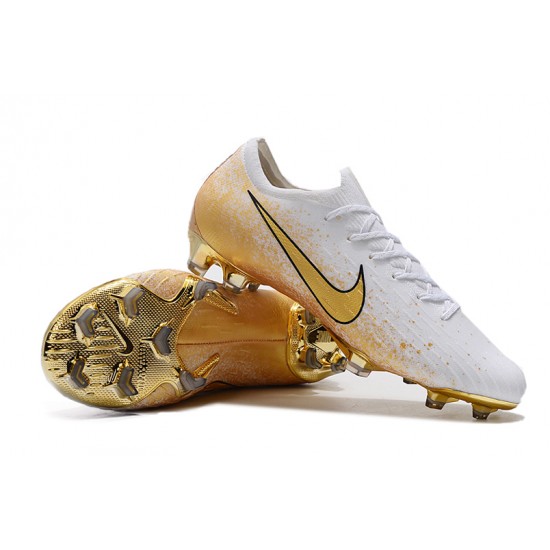 Kopačky Nike Mercurial Vapor Fury VII Elite FG Bílý Zlatý