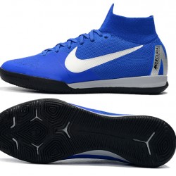 Kopačky Nike SuperflyX 6 Elite IC Modrý Bílý